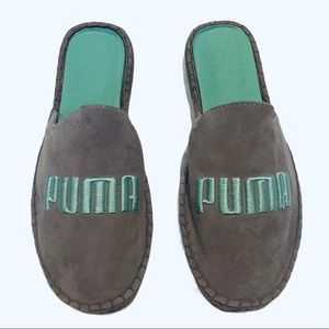 Puma Fenty Rihanna Espandrille Gray Slip On Slipper Shoes